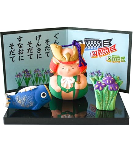 Amazon.co.jp: [薬師窯] 五月人形 日本製 端午の節句 ミニ コンパクト